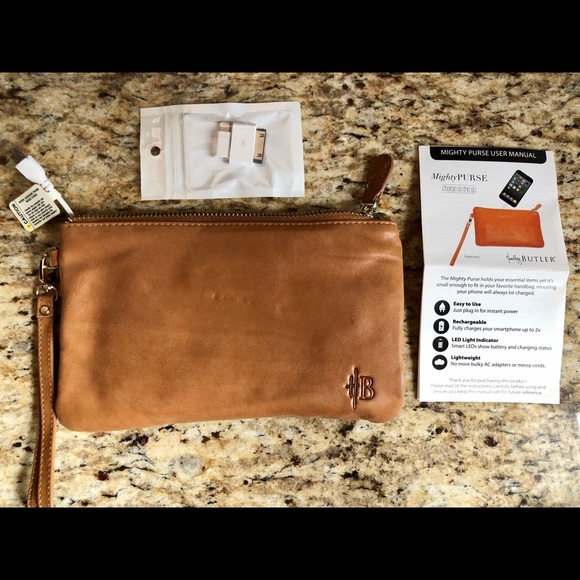 Handbag Butler Handbags - Handbag Butler Mighty Purse Wristlet Phone Charger